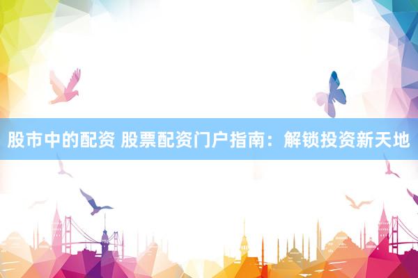 股市中的配资 股票配资门户指南：解锁投资新天地